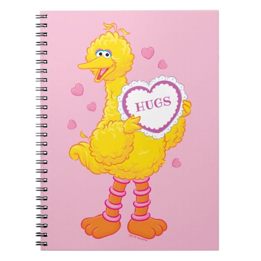 Big Bird Valentijnskaart Notitieboek (Voorkant)