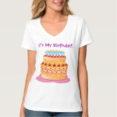 Big Birthday Cake T-shirt (Voorkant)