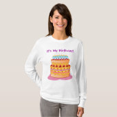 Big Birthday Cake T-shirt (Voorkant volledig)