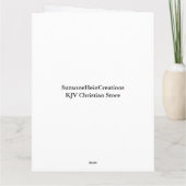 Big Birthday Dad Serene Ocean Schriftuurlijke teks Kaart (Achterkant)