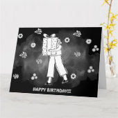 BIG BIRTHDAY GIFT-KAART KAART (Gele Bloem)