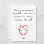 Big Birthday Hug Aangepaste Verjaardag Kaart voor (Achterkant)