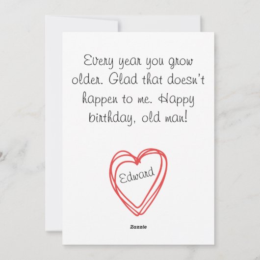 Big Birthday Hug Aangepaste Verjaardag Kaart voor  (Achterkant)