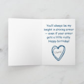 Big Birthday Hug Aangepaste Verjaardag Kaart voor (Binnen)