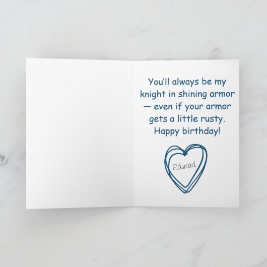 Big Birthday Hug Aangepaste Verjaardag Kaart voor  (Binnen)