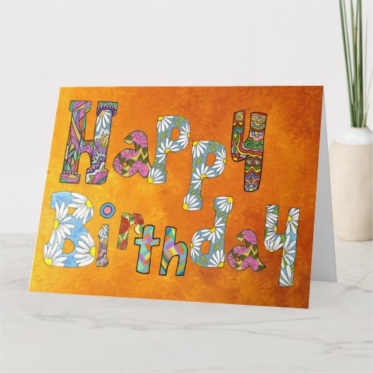 Big Birthday Kaart (Voorkant)