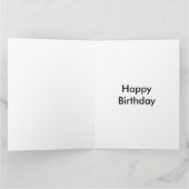 Big Birthday Skull in Top Hat with Microphone Kaart (Binnen)