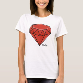 Big Birthstone-serie - Ruby T-shirt