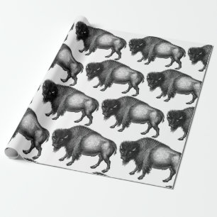 Big Bison Buffalo Thunder_Cove Cadeaupapier