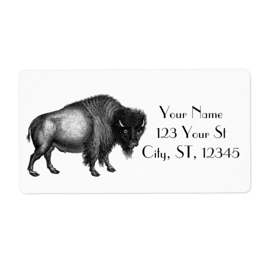 Big Bison Buffalo Thunder_Cove Etiket (Voorkant)