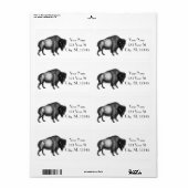 Big Bison Buffalo Thunder_Cove Etiket (Full Sheet)