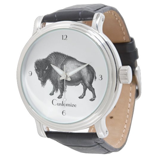 Big Bison Buffalo Thunder_Cove  Horloge (Gekanteld)