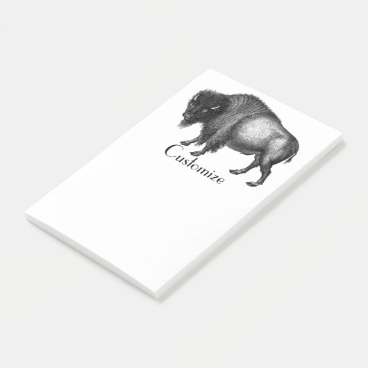 Big Bison Buffalo Thunder_Cove Post-it® Notes (Schuin)