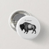 Big Bison Buffalo Thunder_Cove Ronde Button 3,2 Cm (Voorkant /achterkant)