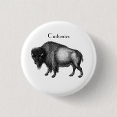Big Bison Buffalo Thunder_Cove Ronde Button 3,2 Cm (Voorkant)