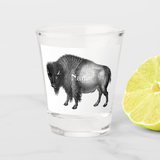 Big Bison Buffalo Thunder_Cove Shot Glas (Voorkant)