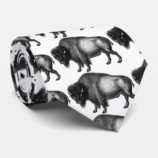 Big Bison Buffalo Thunder_Cove Stropdas (Opgerold)