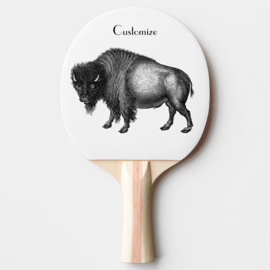 Big Bison Buffalo Thunder_Cove Tafeltennisbatje (Voorkant)