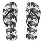 Big Bison Buffalo Thunder_Cove Teenslippers (Voetbed)