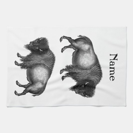 Big Bison Buffalo Thunder_Cove Theedoek (Horizontaal)