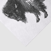 Big Bison Buffalo Thunder_Cove Tissuepapier (Detail)