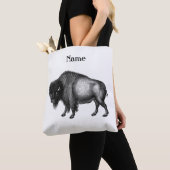 Big Bison Buffalo Thunder_Cove Tote Bag (Dichtbij)