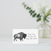 Big Bison Buffalo Thunder_Cove Visitekaartje (Staand voorkant)