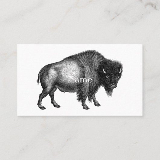 Big Bison Buffalo Thunder_Cove Visitekaartje (Achterkant)