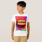 Big Bite Hot Dog - de kolossale hotdog-chronische T-shirt (Voorkant volledig)