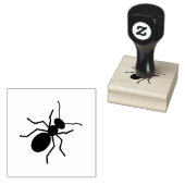 Big Black Ant Art Rubber Stamp Rubberstempel (Gestempeld)