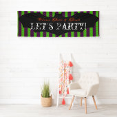 Big Black Bat - Custom Halloween Banner (Insitu)