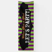 Big Black Bat - Custom Halloween Banner (Verticaal)