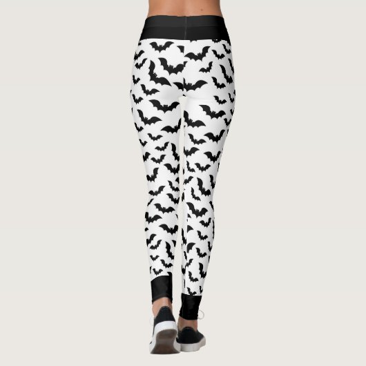 Big Black Bats Halloween Pants Leggings (Achterkant)