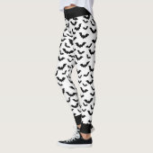 Big Black Bats Halloween Pants Leggings (Links)