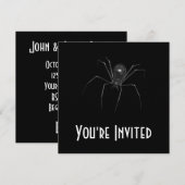 Big Black Creepy 3D-spin Kaart (Voorkant / Achterkant)