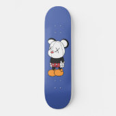 Big black-eared mouse persoonlijk skateboard (Voorkant)