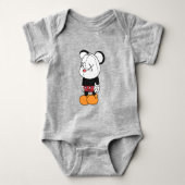 Big black-eared mouse romper (Voorkant)