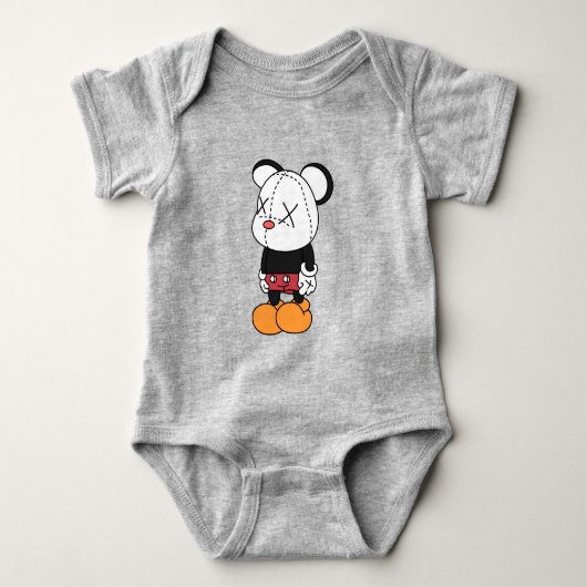 Big black-eared mouse romper (Voorkant)