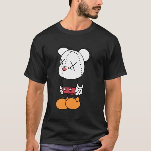 Big black-eared mouse t-shirt (Voorkant)
