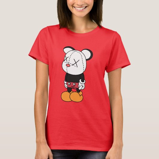 Big black-eared mouse t-shirt (Voorkant)