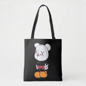 Big black-eared mouse tote bag (Voorkant)