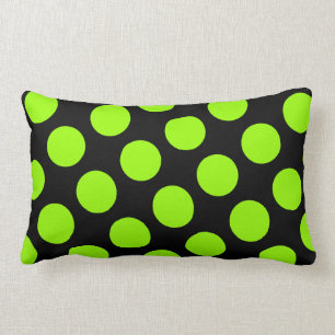 Big Black en Green Polka Dot American MoJo Pillow Kussen