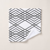 Big Black en White Diamonds Bad Handdoek (Wasdoekje)