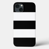 Big Black en White Stripes Case-Mate iPhone Case (Achterkant)