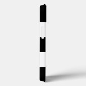 Big Black en White Stripes Case-Mate iPhone Case (Achterkant / Rechts)