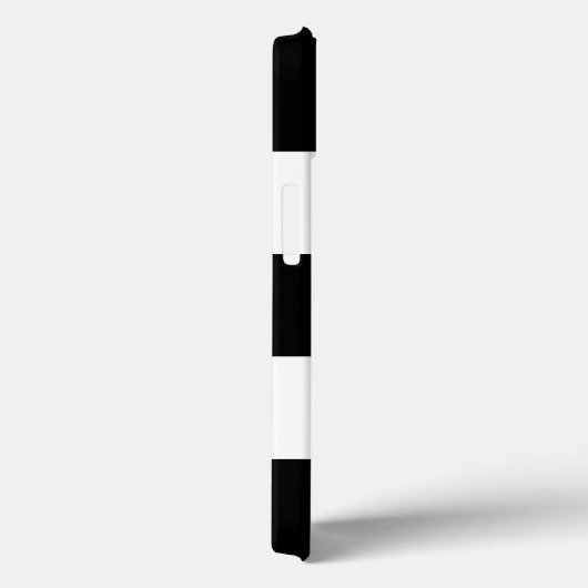 Big Black en White Stripes Case-Mate iPhone Case (Achterkant / Rechts)