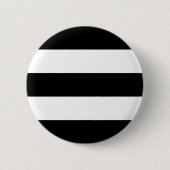 Big Black en White Stripes Ronde Button 5,7 Cm (Voorkant)