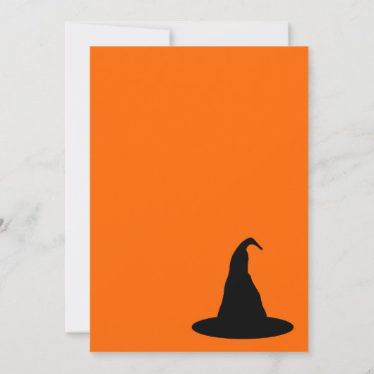 Big Black Halloween Pet Kaart (Achterkant)