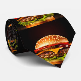 Big Black Hamburger Stropdas