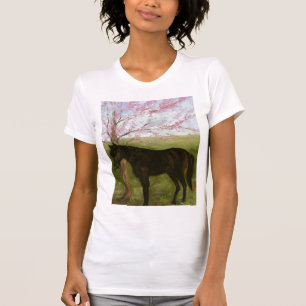 Big Black Horse en A Cherry Tree T-shirt